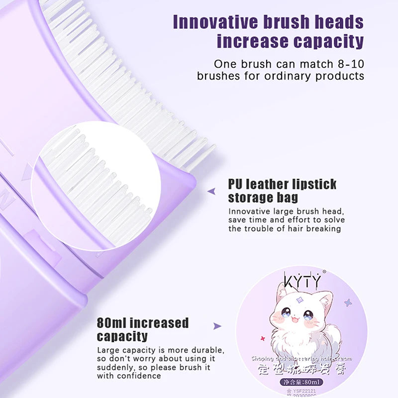Hair Wax Stick Women Kids Long Lasting Hold Pomade Control Broken Qme