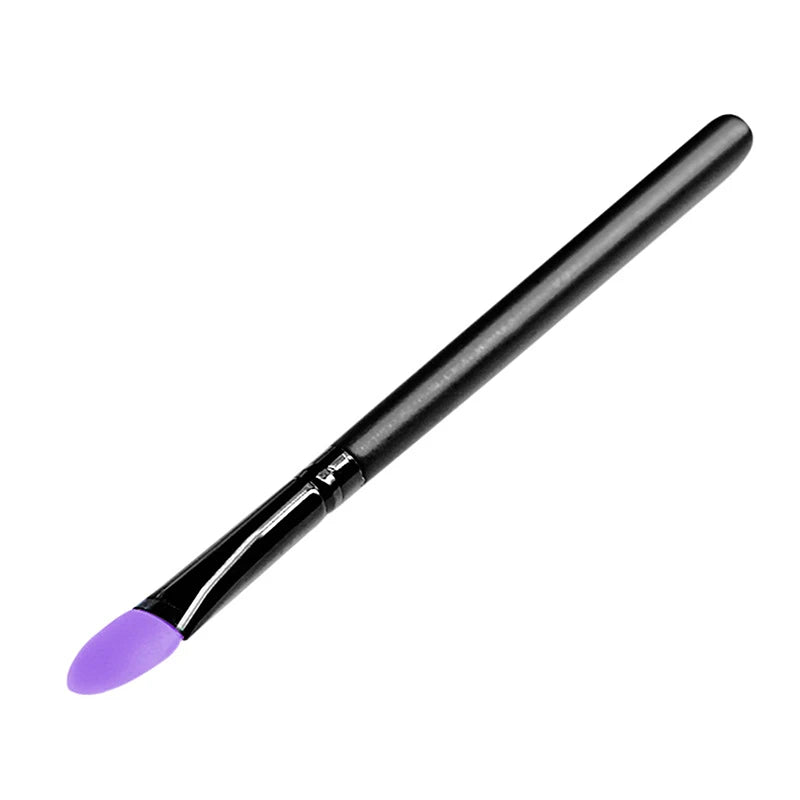 Soft Silicone Eyeshadow Brush Makeup Professional Facial Cosmetic Qme Purple