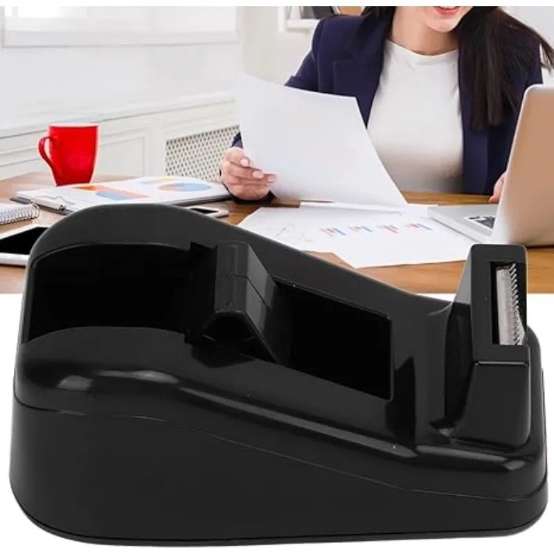 Portable Tape Dispenser Cutter Plastic Heavy Duty Handheld Tool Qme