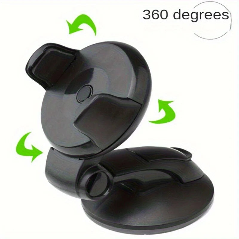Universal Dashboard Curved Mobile Phone Car Suction Cup Mount Holder by 360 Degree Rotation Qme