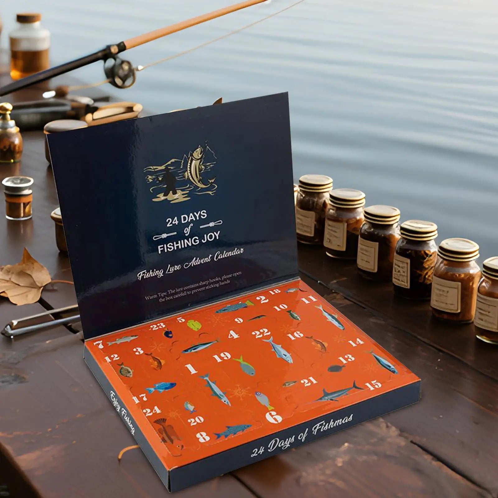 Christmas Fishing Lure Countdown 24 Days Gear Advent Bait Daily Qme