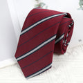 Burgundy Ties Women Mens Necktie Stripes Paisley Groom Neck Tie Qme MAROON