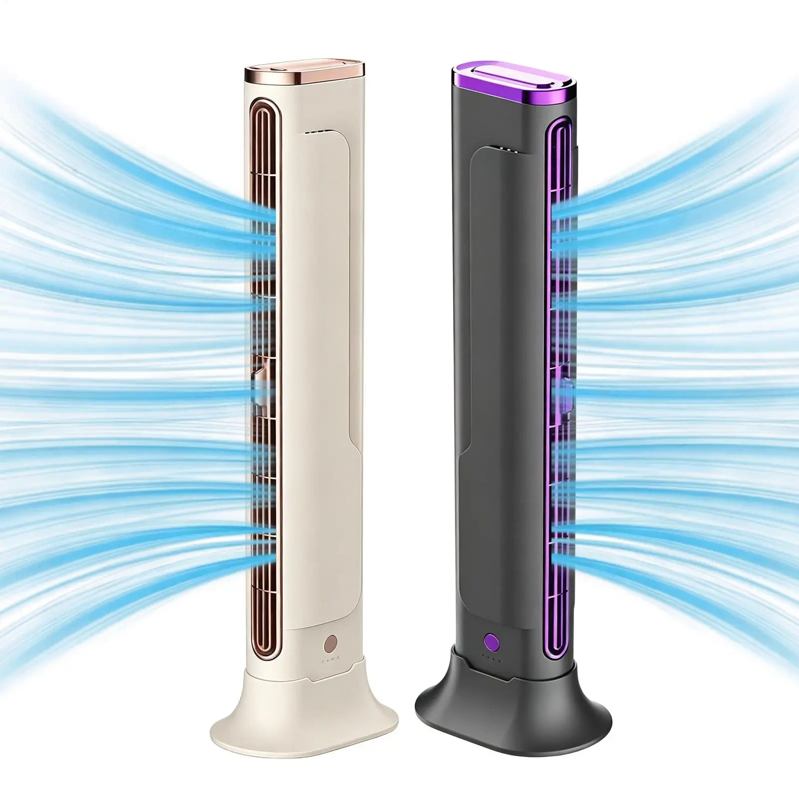 New Small Portable Fan Bladeless USB Rechargeable Device Office Work Fan For Desk Office Home Car Camping Outdoor Qme