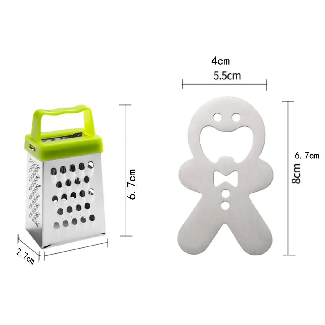 A Lovely Cat Paw Doll Keychain Beer Opener Pendant, Multi Function Vegetable Cutting Grater, Household Kitchen Dish Scrub Brush Qme 2 piece kitchenware6