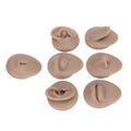 Silicone Eye Model Silicone Body Practice Model Simulation Silicone Ear Eye Nose Mouth Tongue and Belly Button Model for Novice Qme C