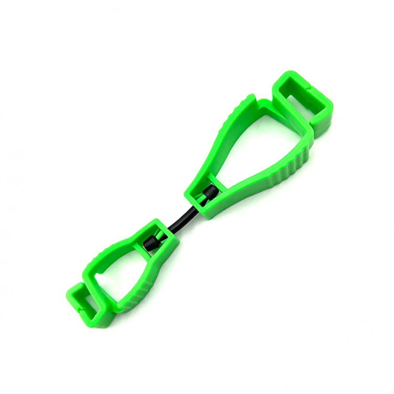 Work Clamp Safety Glove Guard Multifunctional Tool Clip Hanger Holder Qme Green