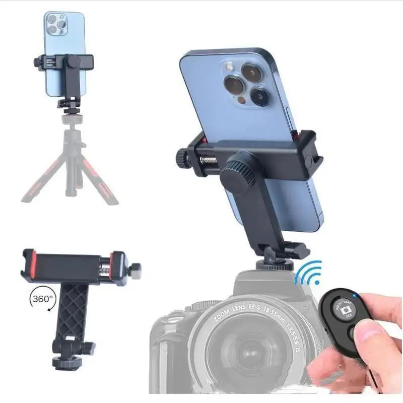 Camera Shoe Cold Adapter Strength Phone Tripod Mount Live Streaming Qme