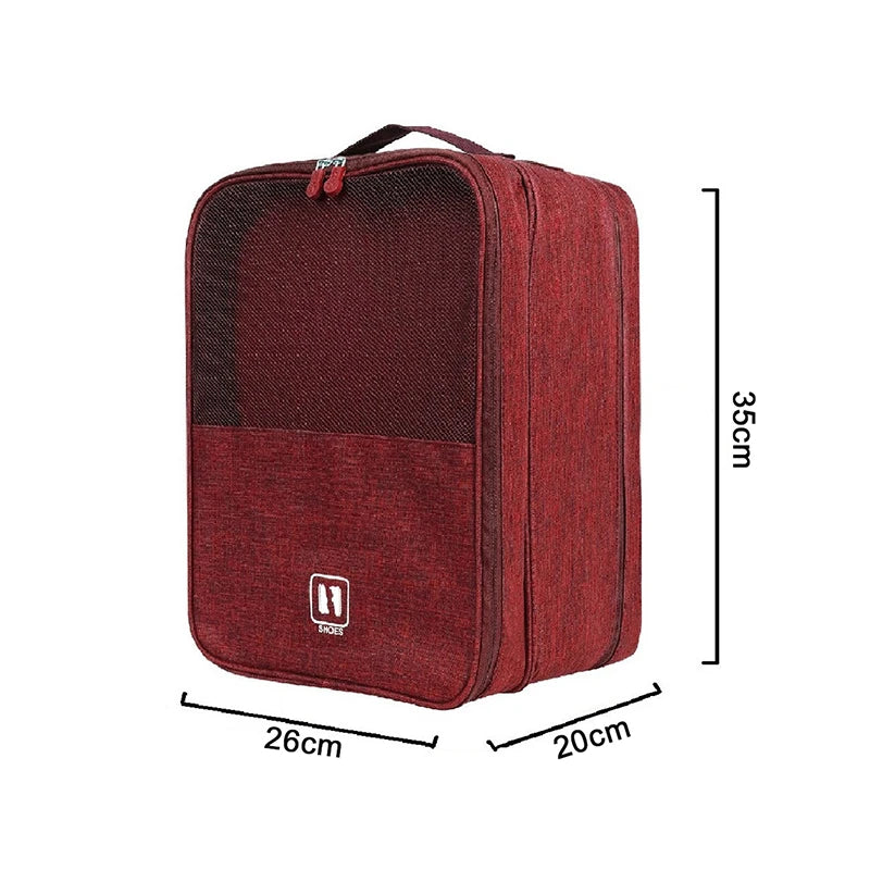 Waterproof Shoe Storage Bag Holds 3 Pairs Shoes Large Capacity Qme A8