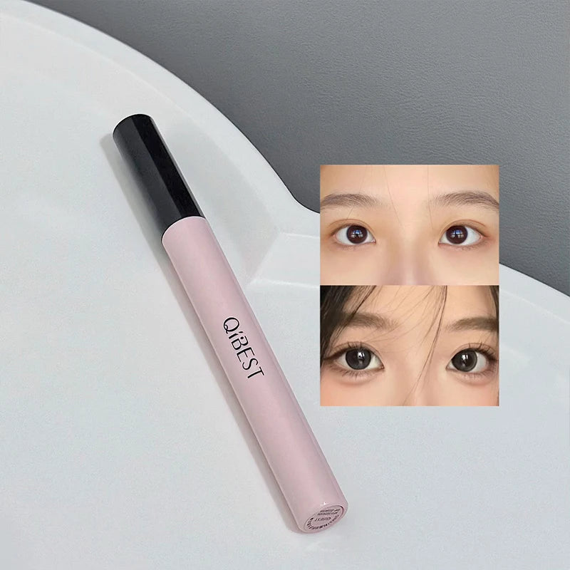 QIBEST Multipurpose Makeup Set Include 4PC Lip Mud,1 Pressed Powder,1 Blush,1 Eyeliner,1 Eyelash Tool,1 Eyebrow Pencil Cosmetics Qme