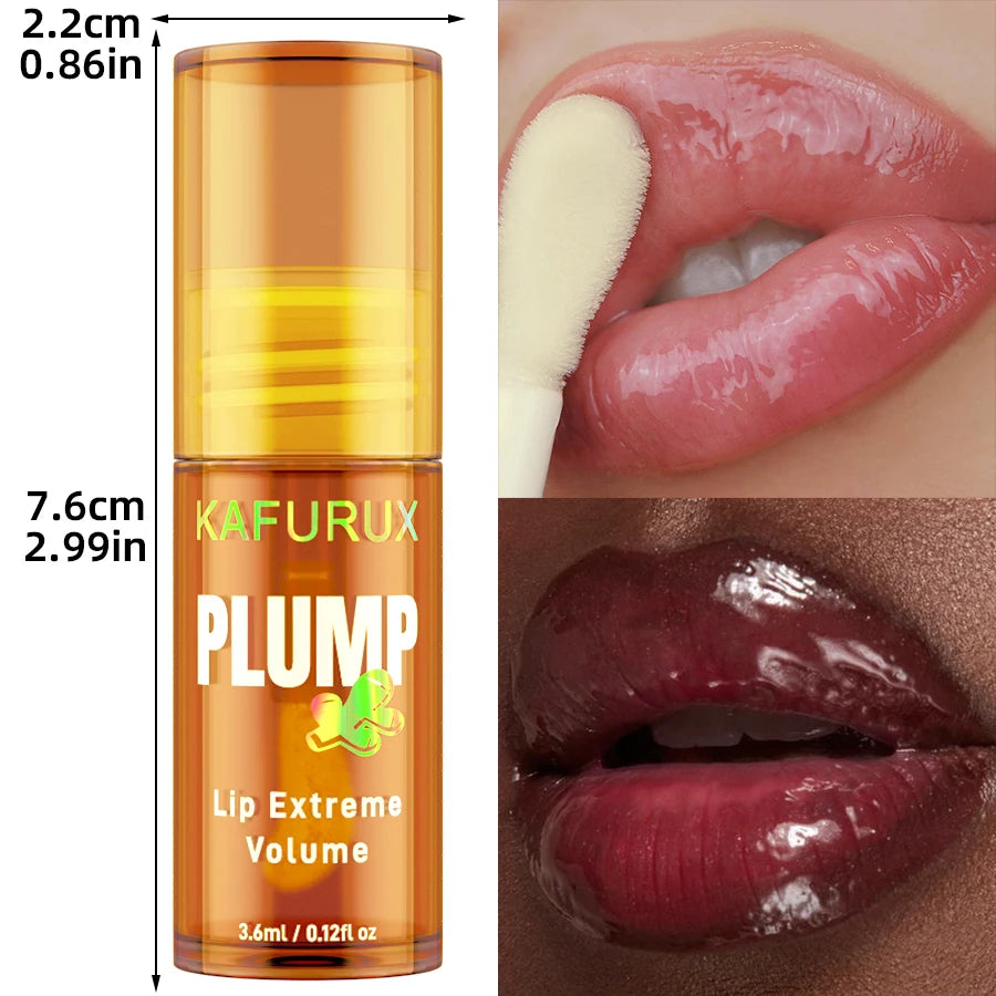 Sexy Lip Plump Long Lasting Oil Moisturizing Gloss Serum Instant Qme