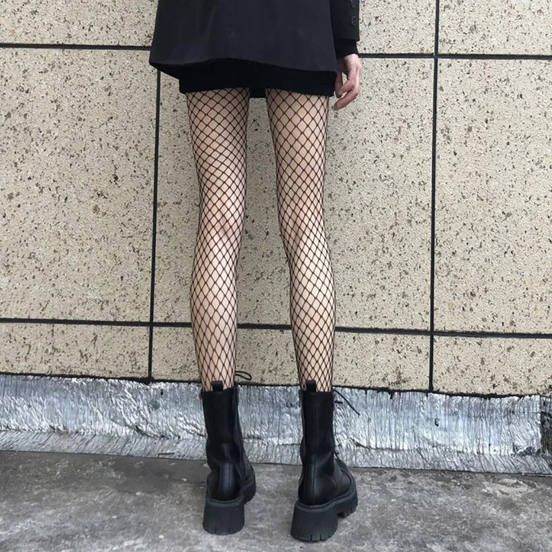 Hollow Out Sexy Pantyhose Black Women Fashion Tights Fishnet Qme