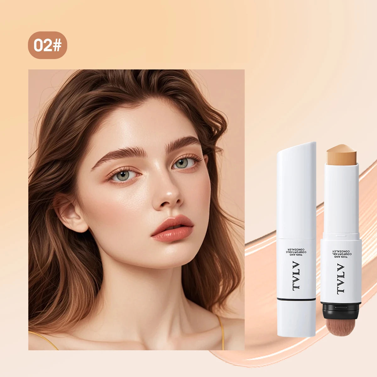 Concealer Double Head Design Light Thin Covers Facial Defects Creates Qme 02
