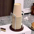 Wood Dispenser Longer Stick Mug Display Stand Organizer Supplies Qme A3