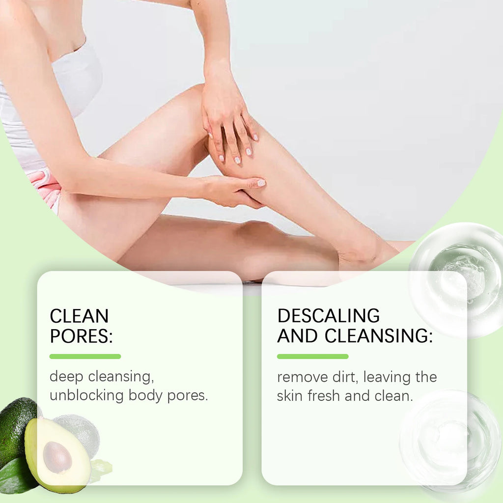 Matcha Body Scrub Gentle Exfoliating Cleansing Pores Effectively Removes Dirt Smooth Skin Nourishing Skin Scrub Nourishing Care Qme