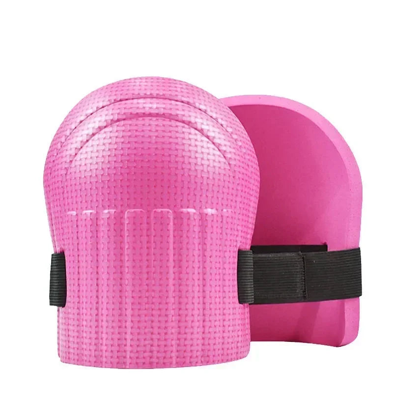 Knee Support Padding for Gardening, Cleaning, Protective Sport, Workplace Safety, Knee Pads for Work (1 Pair), Builder Soft Foam Qme PINK
