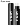 Hydrating Men's Lip Balm Natural Finish 8 Scents Mens Moisturizing Qme strawberry