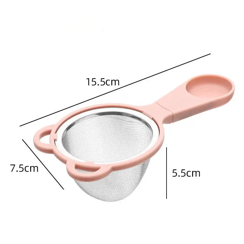 Fine Mesh Strainer Handle Nylon Ultra Handheld Kitchen Sieve Small Qme A