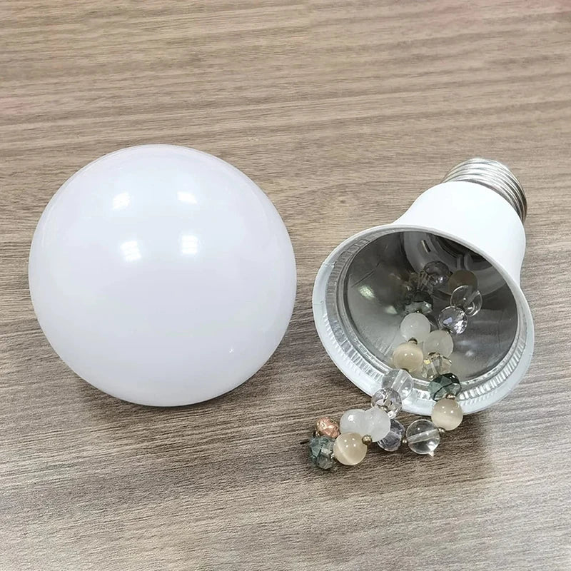 Hiding Spot Hidden Storage Secret Compartment Sight Light Bulb Home Qme