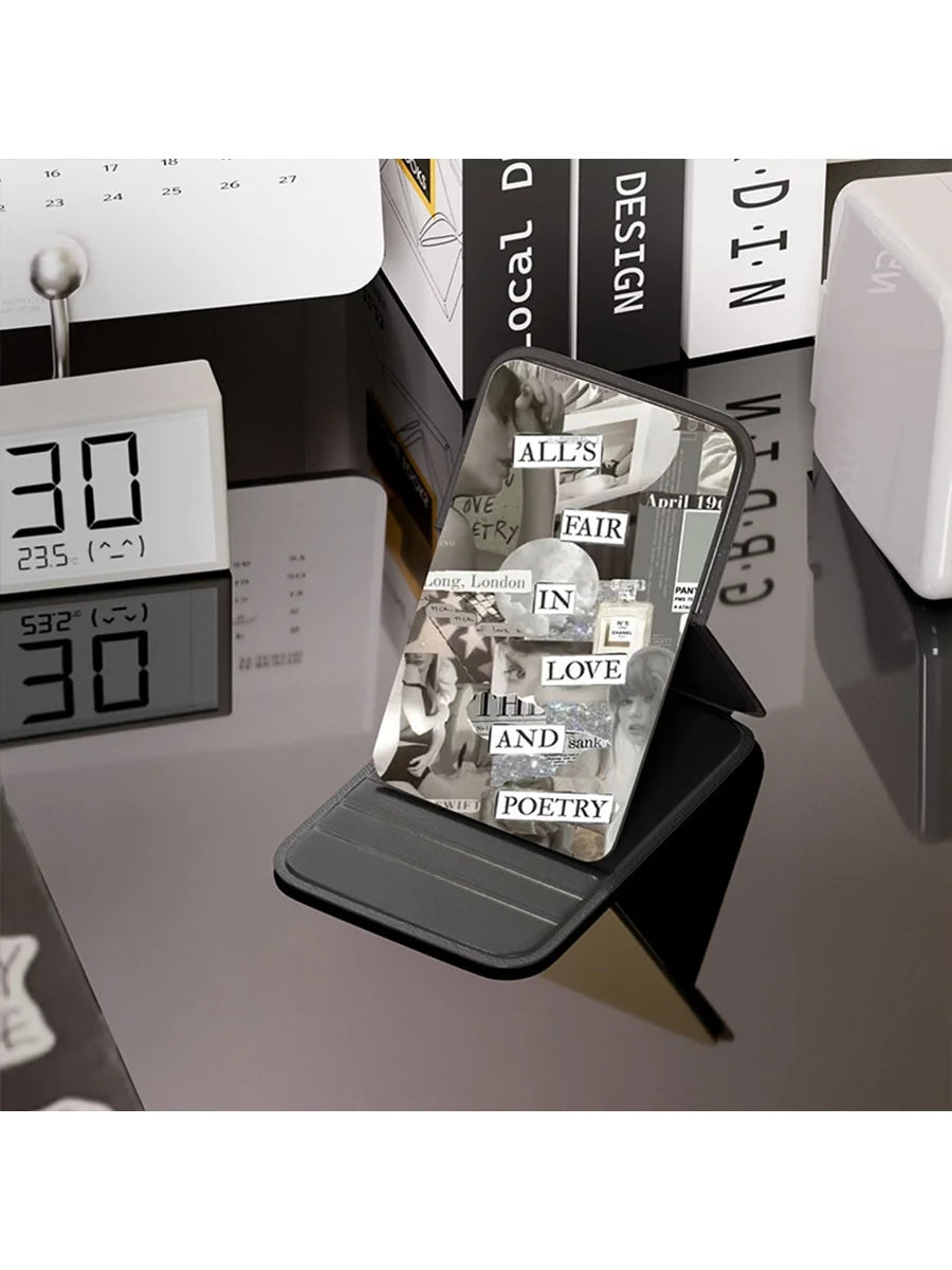 Minimalist Small Mirror Aesthetic Value Portable Makeup Repair Qme