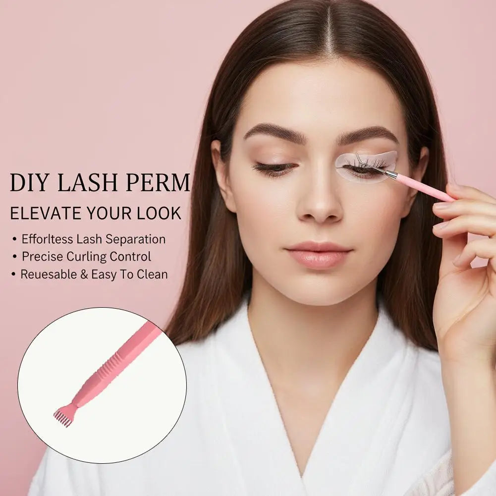 Double-ended Eyelash Lift Tool Pointed Tips Separating Comb Beauty Qme