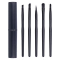 Soft Watch Cleaning Brush Set Wristwatch Movement Small Part Cleaning Soft Brushes Set Watch Parts Brush Qme black