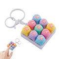 9 Keys Keyboard Key Toy Cat Paws Finger Button Stress Relief Toys Mechanical Keyboard Keycaps Keychain Office Decompression Calm Qme D