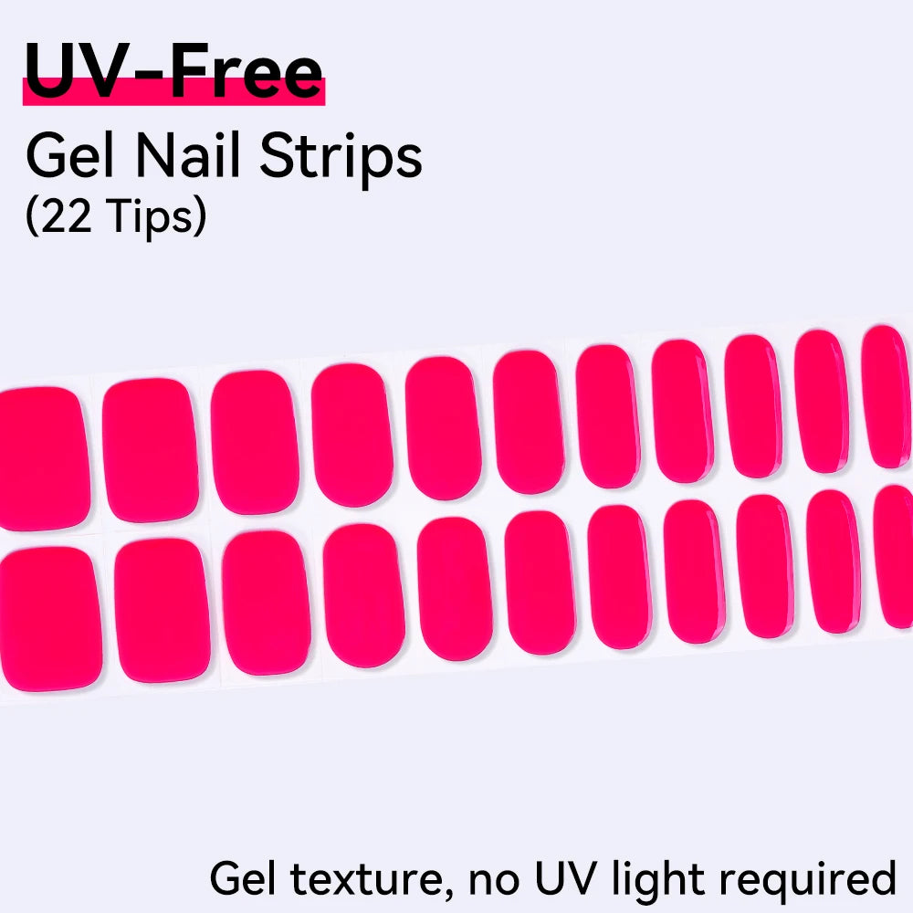 22Tips Full Cover Nail Stickers Valentine's Day Love Polish Sticker Qme BSA-0281