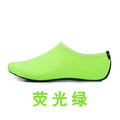 Non-slip Unisex Water Shoes Swimming Diving Socks Summer Aqua Beach Qme A-Fluorescent Green S (34-35 )