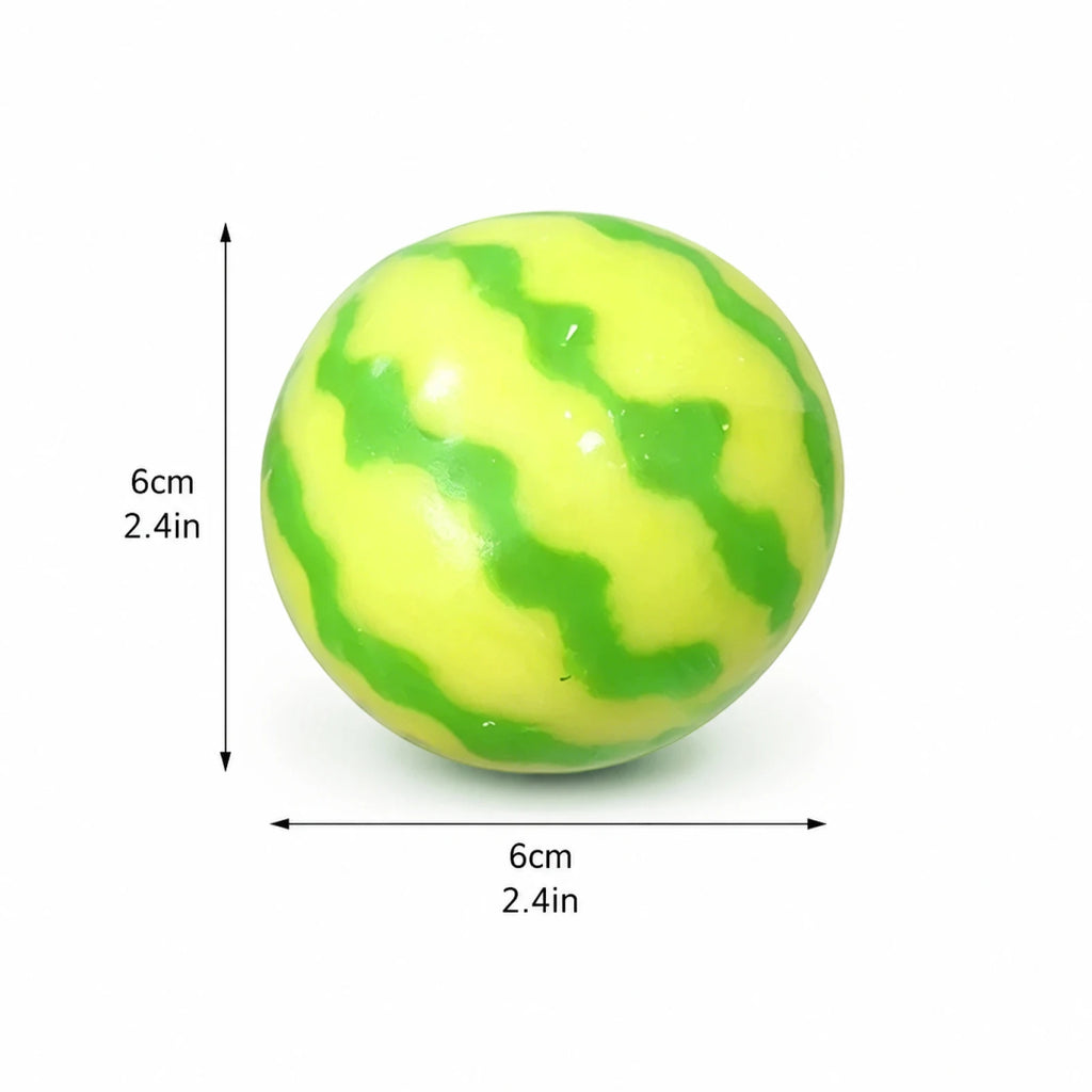 Simualted Watermelon Soft Slow-rising Toy Green Striped Stress Toy for Kids and Adults Creative Party Realistic Decor Fun Gift Qme