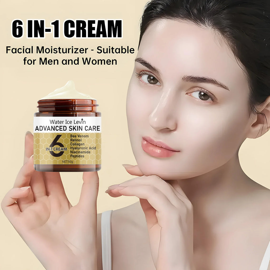6 in 1 Face Cream Anti Wrinkle Reduce Facial Fine Lines Freckle Spot Removal Concealer Moisturizer Anti Freckle Face Cream Qme