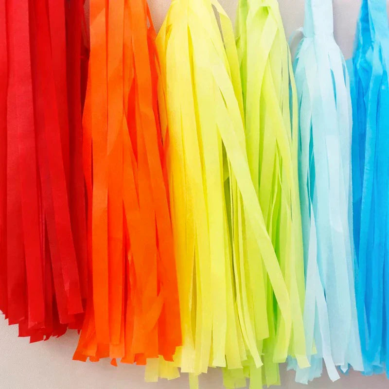 Valentine's Day Gradient 2-Meter Color Tassel Party Decoration Qme