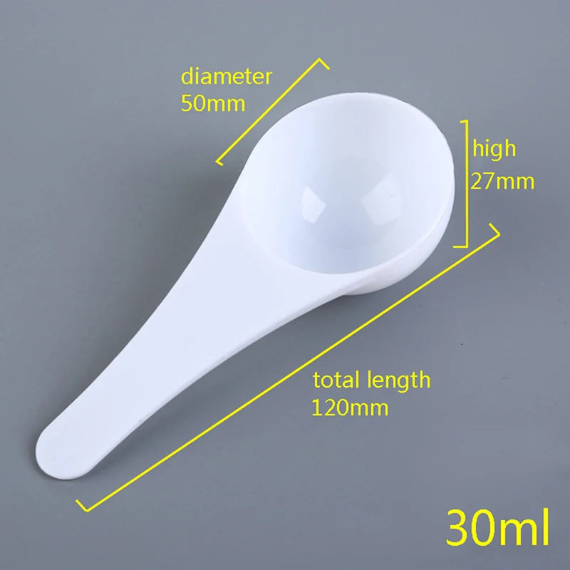 10Pcs 1g 3g 5g 10g Measuring Plastic Scoop Measuring Spoons Milk Powder Spoons. Qme A5 15g