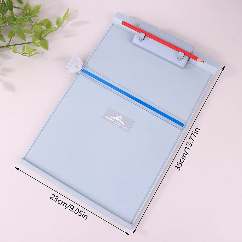 A4 Reading Holder Adjustable Clip Desktop Document Stand Office Qme