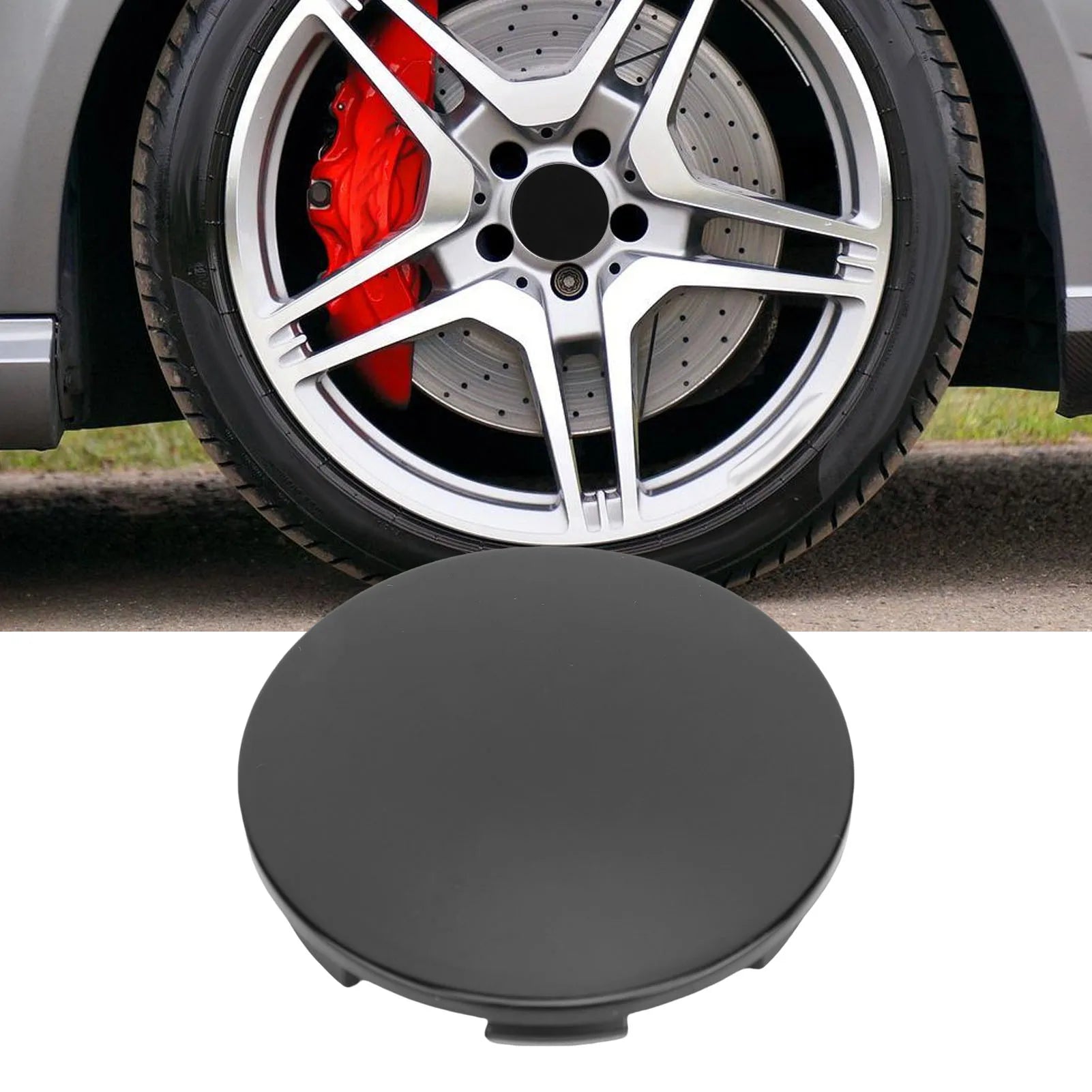 4Pcs Universal Car Wheel Center Caps OD 68mm ID 62mm Hub Center Covers Auto Wheel Replacement Accessories Parts Qme