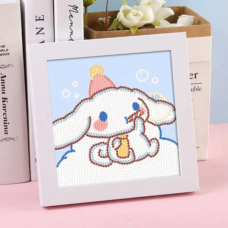 Hello Kitty Kuromi Diamond Painting DIY Craft Frame Cartoon Students Qme 34