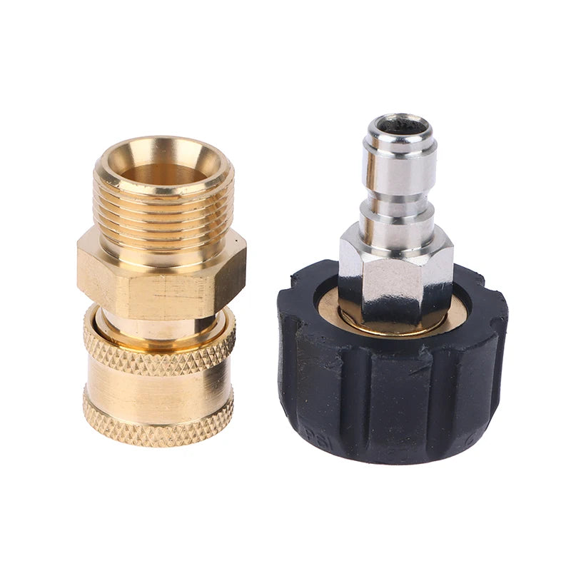 Pressure Washer Quick Connect Fittings M22 14 1 4 3 Hose Gun Adapter Qme