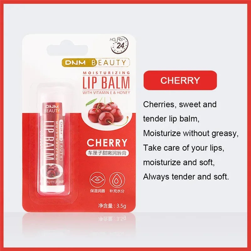 DNM 18 Colors Moisture Lip Balm Nourishes Lips Reduce Lip Lines Long-Lasting Natural Aloe Lipstick Anti Aging Lip Care Lipstick Qme 5