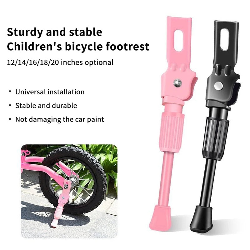 Kids Bike Kickstand Heavy Duty Parking Stand Foot Brace Support Qme