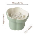 Slow Eating Cat Bowl Elevated Pet Licking Puzzle Bowl Anti-Slip Puppy Slow Feeder for Indoor Home Kitchen Living Room Balcony Qme Light Green CN