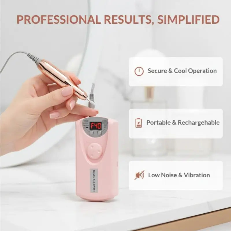 All-in-one Electric Manicure Tool 12 Heads Professional Home Nail Qme