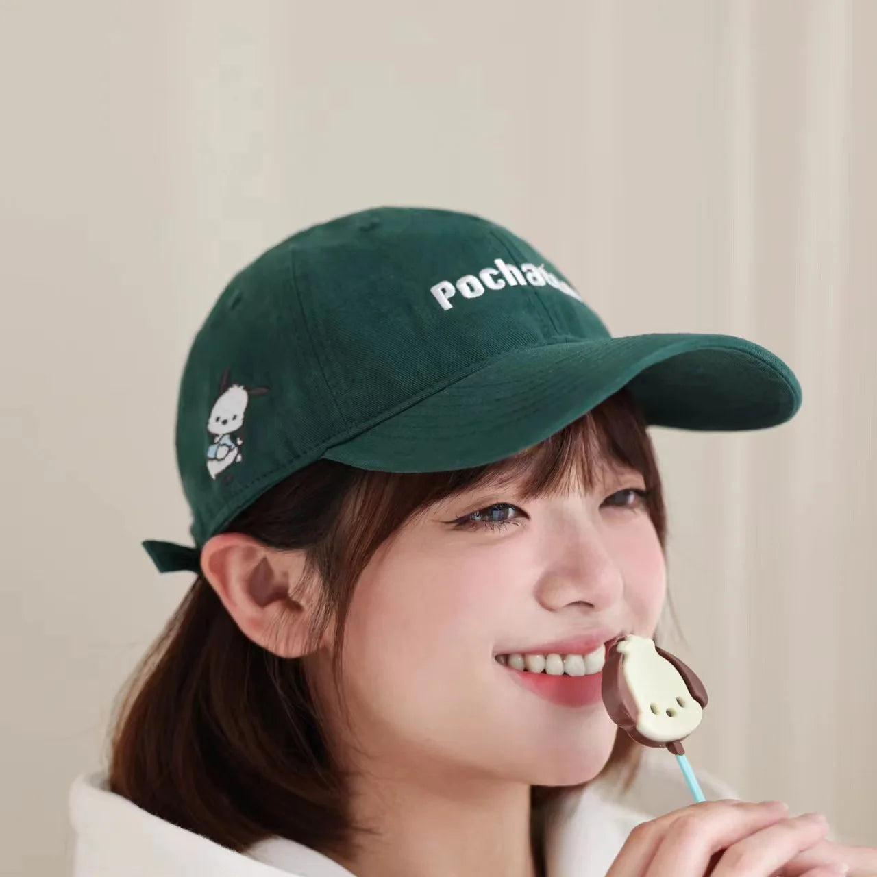 Hello Kitty Kuromi Hats Fisherman's Hats Baseball Caps New Face-Slimming Bucket Hats Leopard-Print Baseball Caps Qme hangna-14