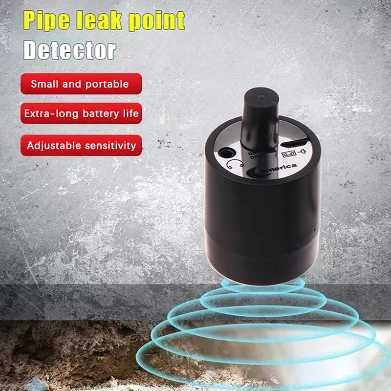 Water Leak Detector Multi-functional Sound Collector Suitable For Leak Detection Of Various Construction Pipe Qme