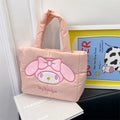 Cute Cartoon Plush Bag Handbag Single Shoulder Crossbody Soft Stuffed Qme Melody