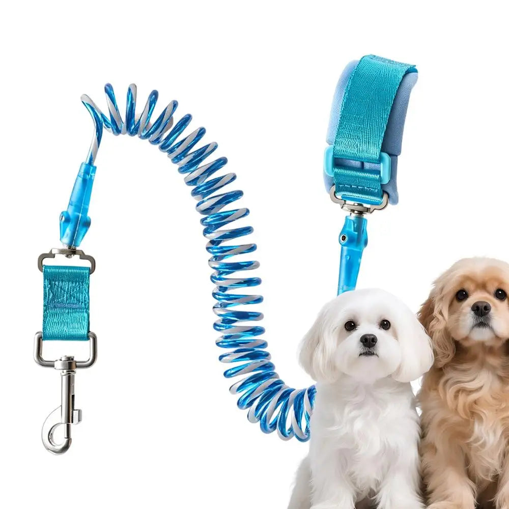 Dog Traction Rope Reflective Heavy Duty Retractable Large Dog Walking Traction Rope for Outdoor Walking Training Running Travel Qme Blue CN