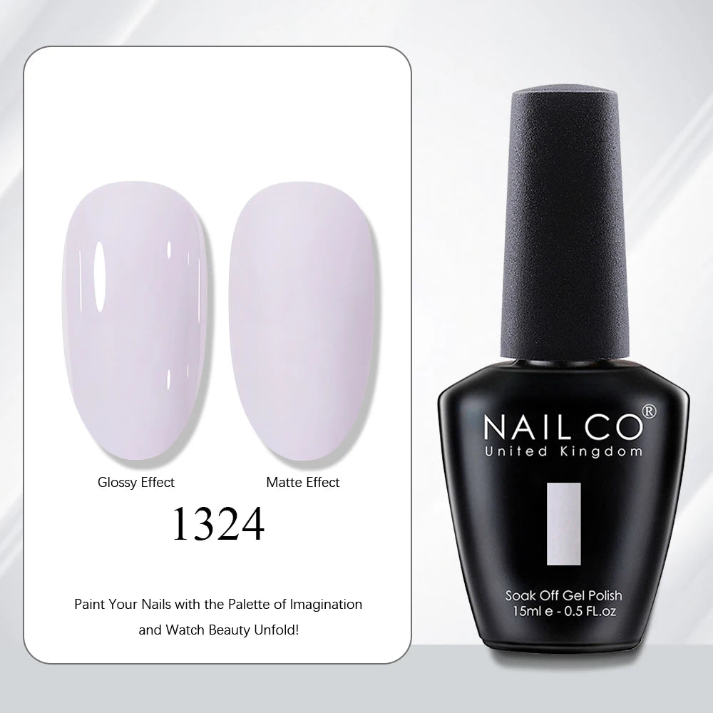 NAILCO 131 Colors Nail Gel Polish Off LED Semi Permanant Art Hybrid