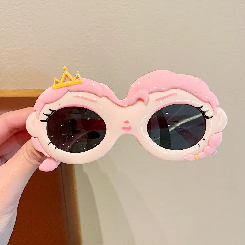 Hello Kitty Kuromi Cartoon Sunglasses Student Sunglasses for Sun Protection Polarized Sunglasses Qme 30