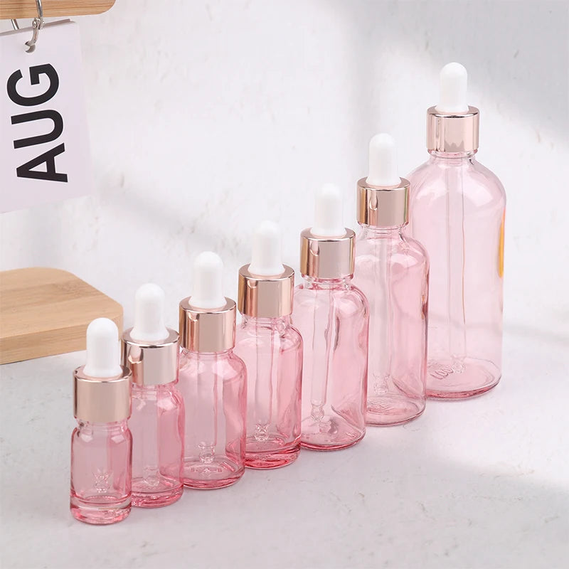 Aromatherapy Liquid Pipette Essential Massage Dropper Bottles Qme