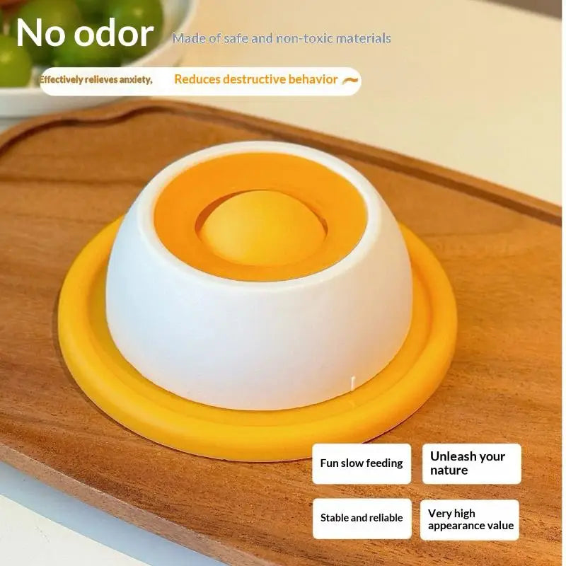 Pet Lick Mat Yogurt Licking Plate Slow Feeder Dogs Cats Interactive Qme