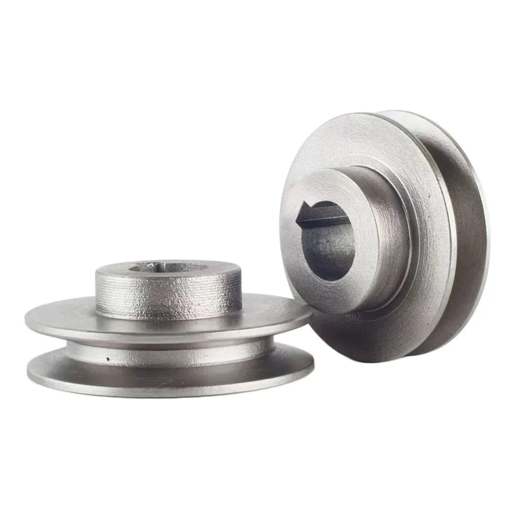 1 Pc V-Belt Pulley A Type Sinlge Slot Pulley Motor Wheel Cast Iron Dia Main Shaft Wheel Air Pump Parts Power Tool Accessory Qme
