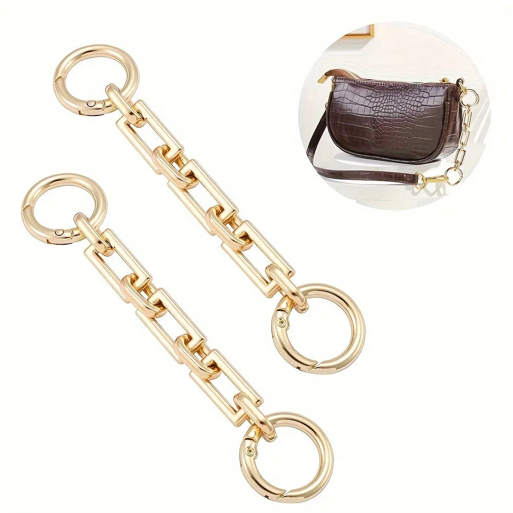Extend the chain strap with replacement accessories. The chain pendant is suitable for shoulder crossbody wallets and bags Qme